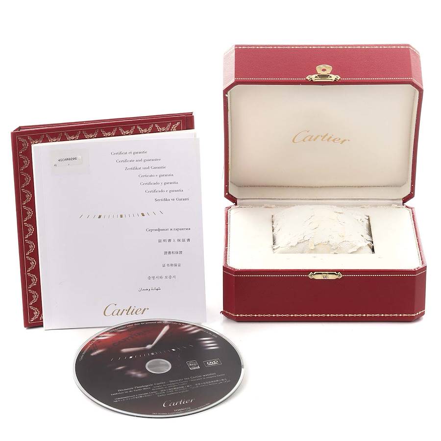 Direkt vom Hersteller erhältliche Replica Herrenuhr: Cartier Santos 100, Edelstahl/Gelbgold, 38 mm W20072X7 – Bild 8