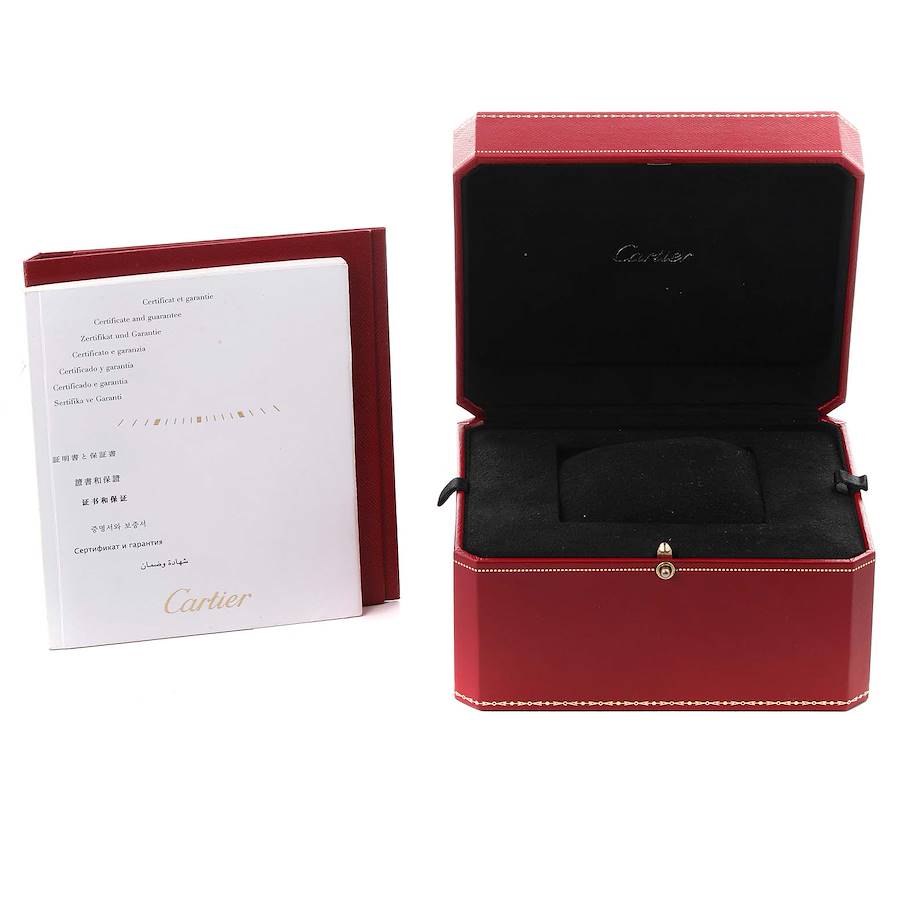 Unwiderstehliche Replica Herrenuhr: Cartier Tank MC, Roségold, braunes Zifferblatt, braun, Armband, W5330002 – Bild 8