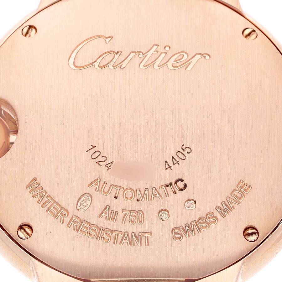 Verkaufsstarke Replica Damenuhr: Cartier Ballon Bleu, Roségold, Diamanten, WJBB0082 – Bild 6