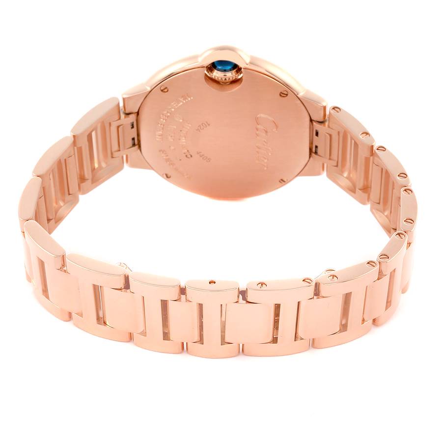 Verkaufsstarke Replica Damenuhr: Cartier Ballon Bleu, Roségold, Diamanten, WJBB0082 – Bild 7