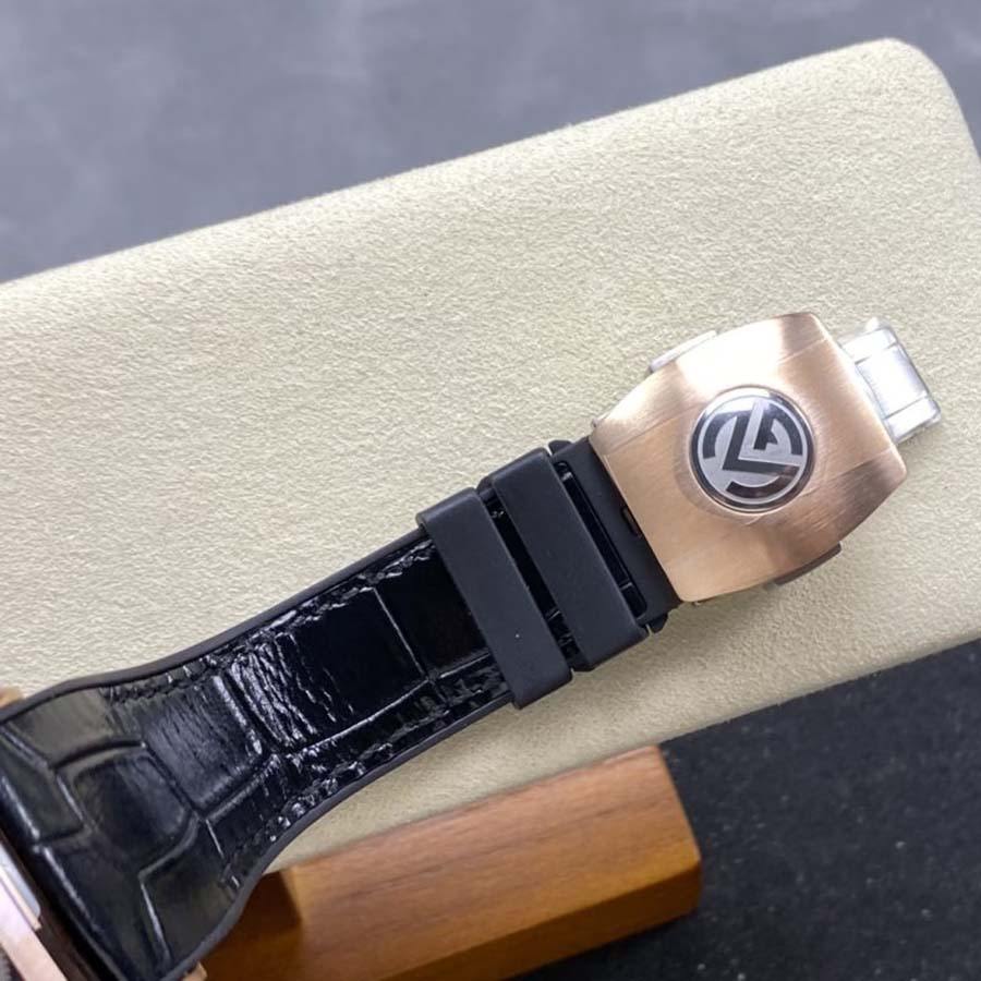 Hochklassige Replica Uhr: Franck Muller Curvex CX Grand Central Tourbillon, Roségold, skelettiertes Zifferblatt, 36 × 53,1 mm – Bild 8