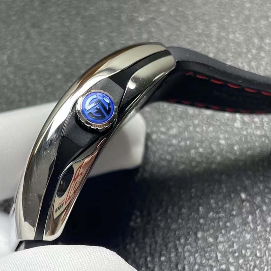 Erstklassig gefertigte Replica Uhr: Franck Muller Vanguard V45 Croatia ZVONIMIR, Edelstahl, Lederarmband, ABF 45 mm – Bild 6