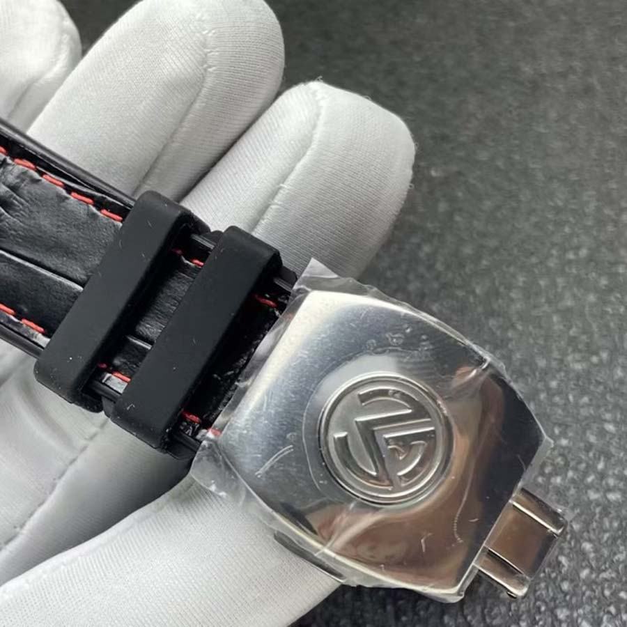 Erstklassig gefertigte Replica Uhr: Franck Muller Vanguard V45 Croatia ZVONIMIR, Edelstahl, Lederarmband, ABF 45 mm – Bild 8