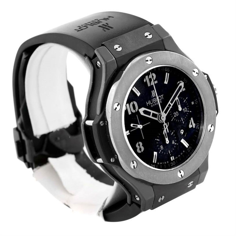 Besonders luxuriöse Replica Herrenuhr: Hublot Big Bang Ice Bang, schwarze Keramik, 301.CT.130.RX – Bild 3