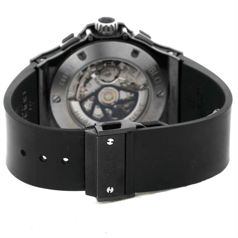 Besonders luxuriöse Replica Herrenuhr: Hublot Big Bang Ice Bang, schwarze Keramik, 301.CT.130.RX – Bild 6