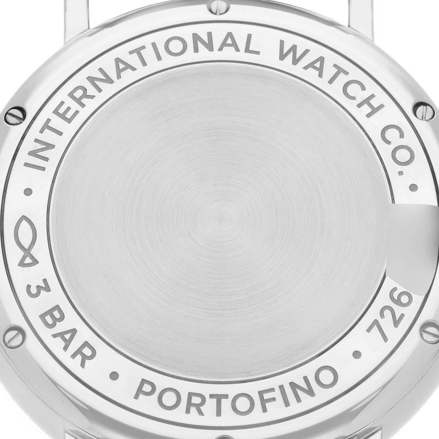 Günstige Replica Herrenuhr: IWC Portofino, Mondphase, silberfarbenes Zifferblatt, Edelstahl, IW459401 – Bild 6