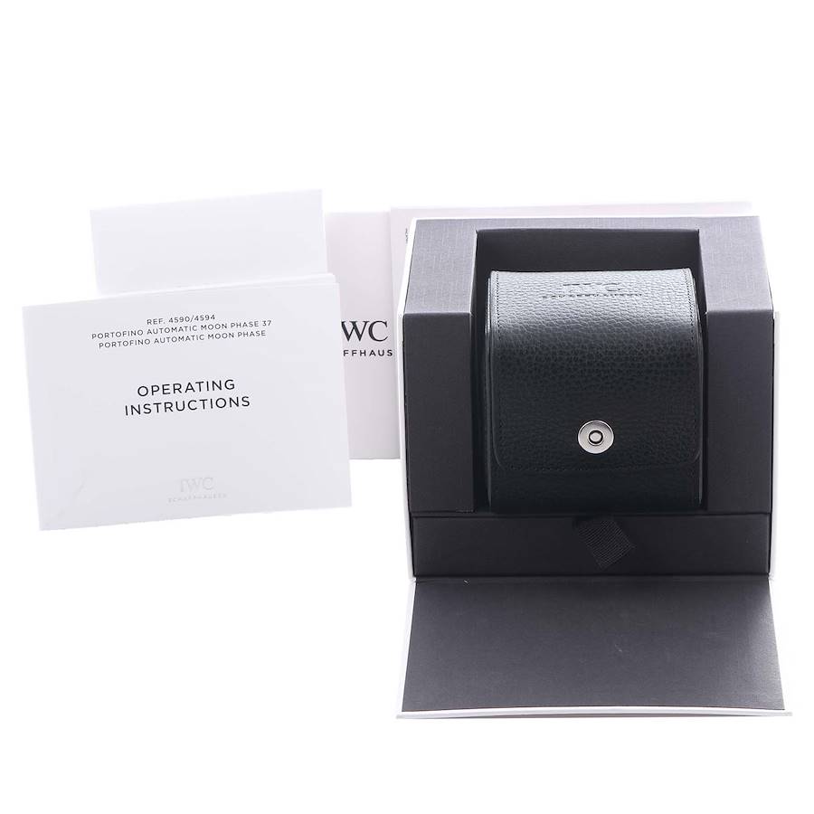 Günstige Replica Herrenuhr: IWC Portofino, Mondphase, silberfarbenes Zifferblatt, Edelstahl, IW459401 – Bild 8