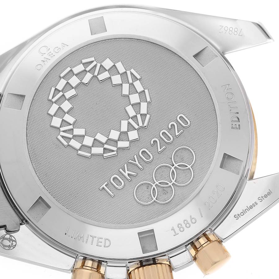 Seltene Replica Herrenuhr: Omega Speedmaster Tokyo 2020, limitierte Edition, Edelstahl – Bild 6