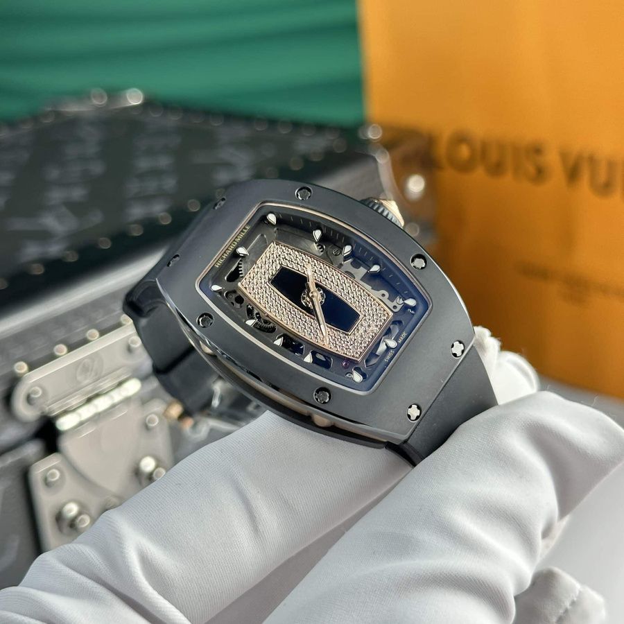 Beste Replica Uhr: Richard Mille RM 07-01, Keramik, Roségold, Black Lip 45.32 × 32,3 mm – Bild 4