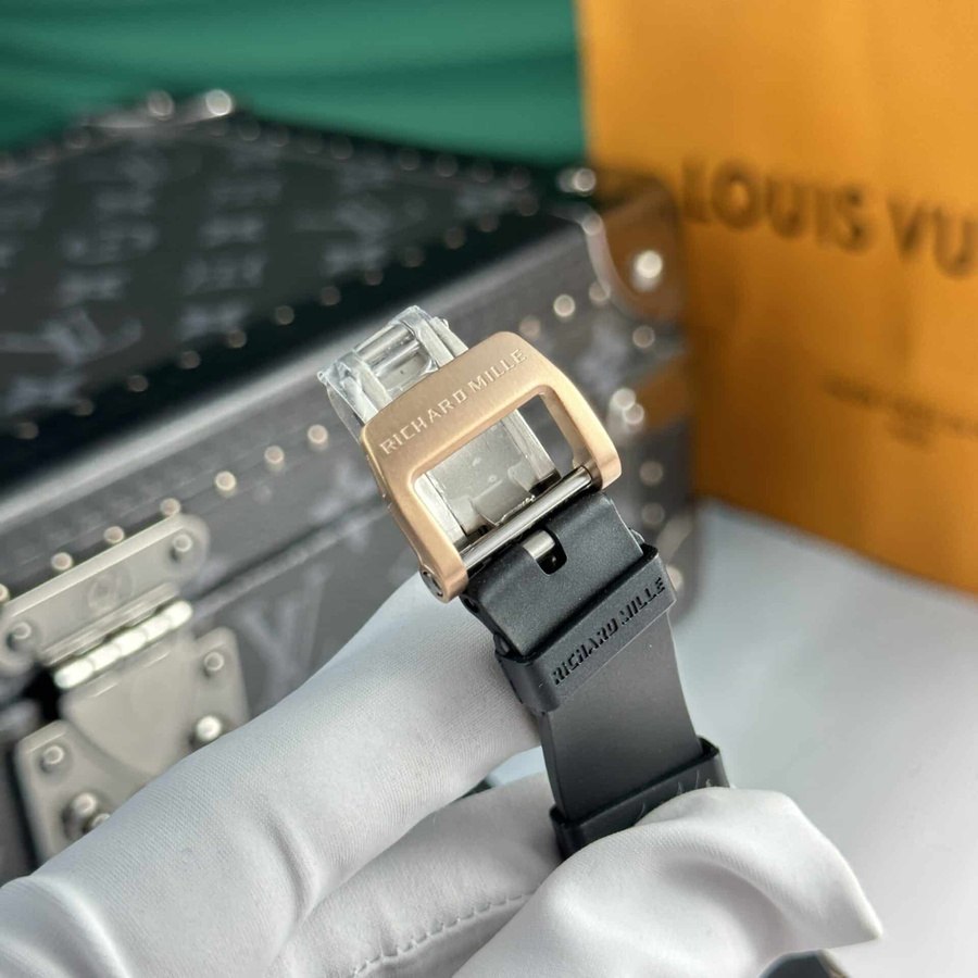 Beste Replica Uhr: Richard Mille RM 07-01, Keramik, Roségold, Black Lip 45.32 × 32,3 mm – Bild 8