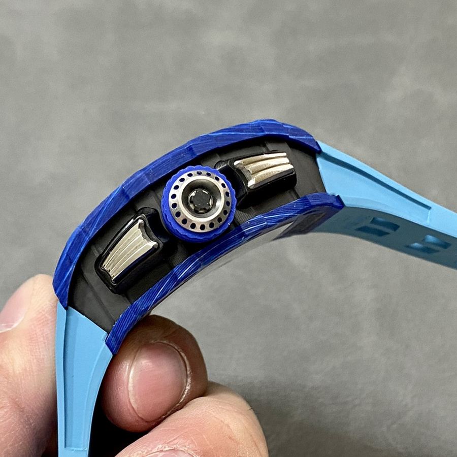 Meistverkaufte Replica Uhr: Richard Mille RM 11-03 Jean Todt, 50-jähriges Jubiläum, Chronograph, blaues Carbon, Fiber KVF 49.94 × 44,5 mm – Bild 6