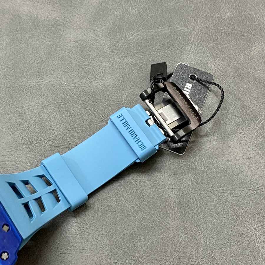 Meistverkaufte Replica Uhr: Richard Mille RM 11-03 Jean Todt, 50-jähriges Jubiläum, Chronograph, blaues Carbon, Fiber KVF 49.94 × 44,5 mm – Bild 9
