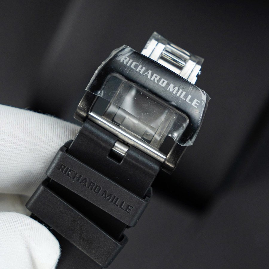 Hochwertige Replica Uhr: Richard Mille RM 68-01, Tourbillon, Cyril Kongo, schwarze Keramik, 52.24 × 42,70 mm – Bild 13