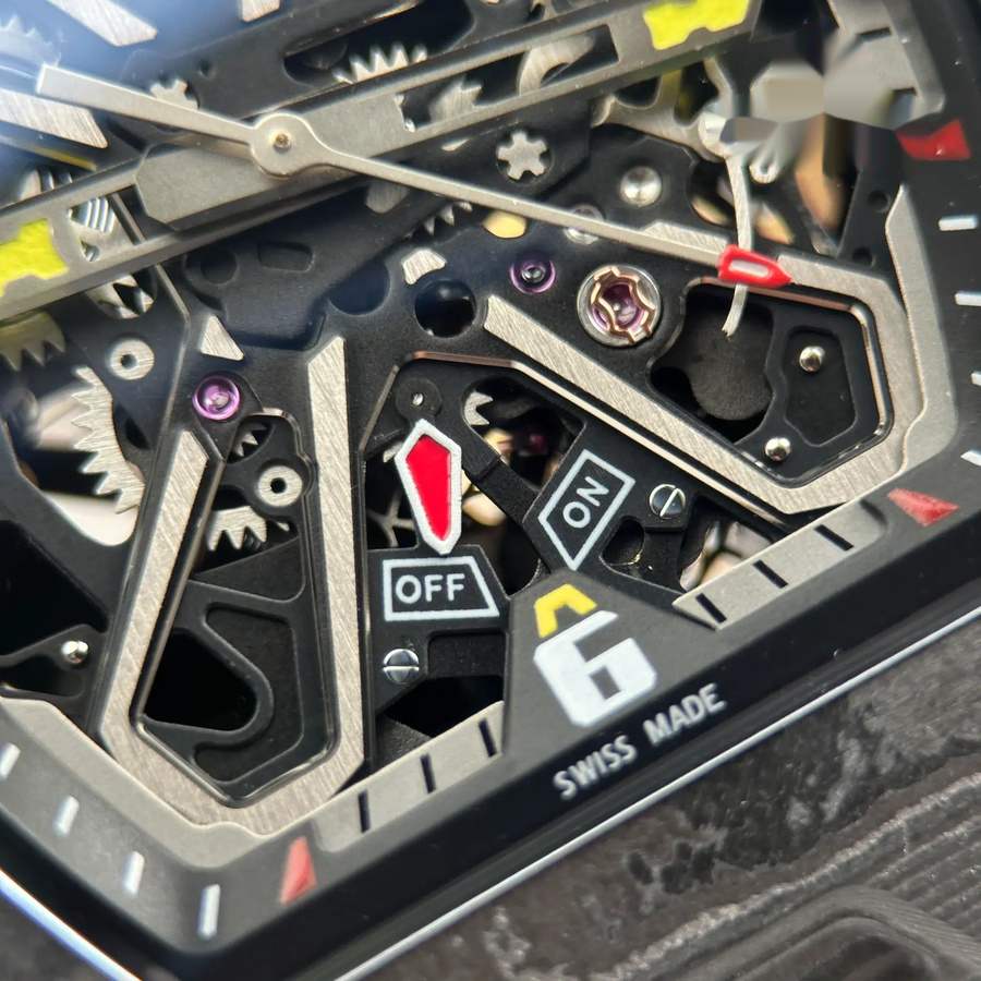 Wertige Replica Uhr: Richard Mille RM 35-03 Rafael Nadal, schwarzes Carbon, 43,2 mm X 50 mm – Bild 8