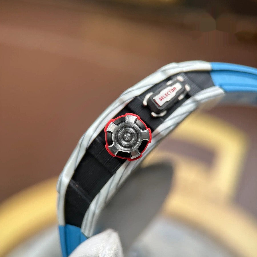 Makellose Replica Uhr: Richard Mille RM 35-03 Rafael Nadal, weiß, Quartz TPT 43,2 mm X 50 mm – Bild 10