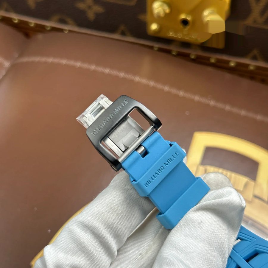 Makellose Replica Uhr: Richard Mille RM 35-03 Rafael Nadal, weiß, Quartz TPT 43,2 mm X 50 mm – Bild 12