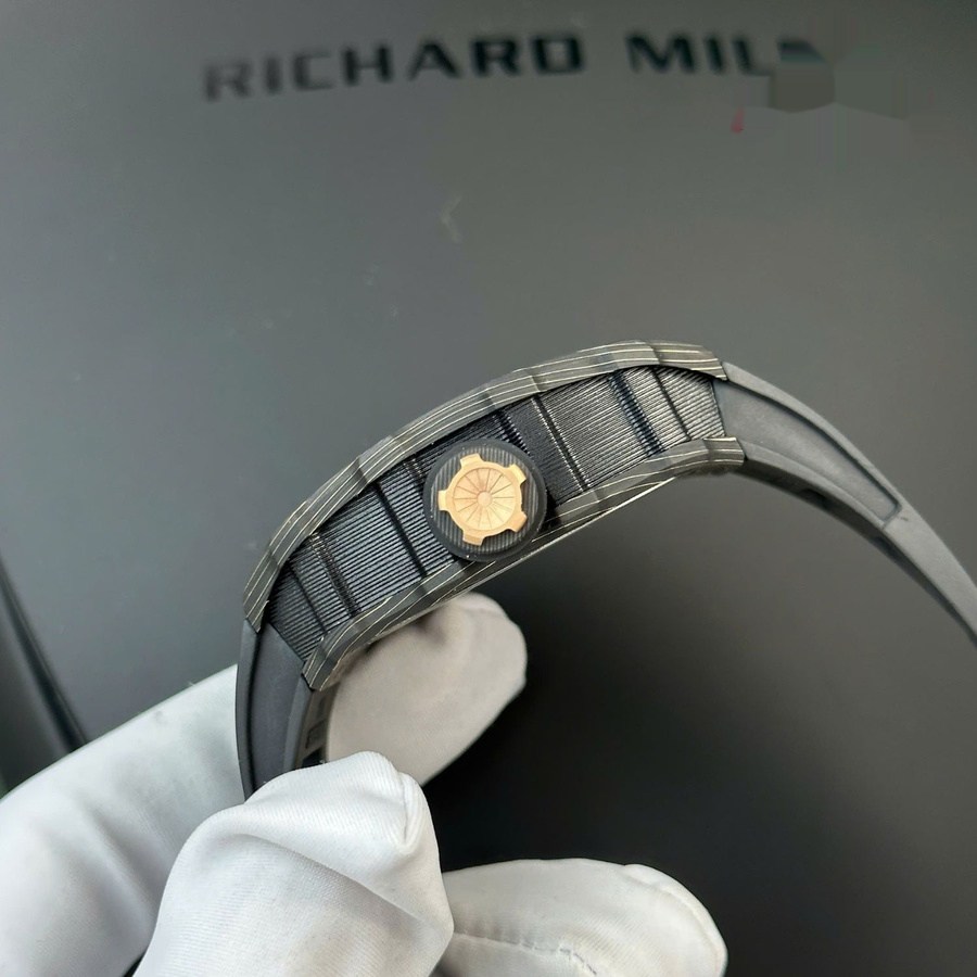 Makellose Replica Uhr: Richard Mille RM 12-01, Tourbillon, limitierte Edition, Carbon TPT 48 mm X 39,3 mm – Bild 10