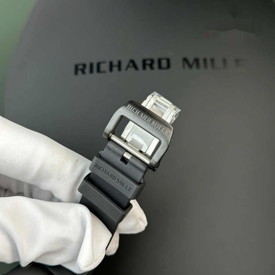 Makellose Replica Uhr: Richard Mille RM 12-01, Tourbillon, limitierte Edition, Carbon TPT 48 mm X 39,3 mm – Bild 14