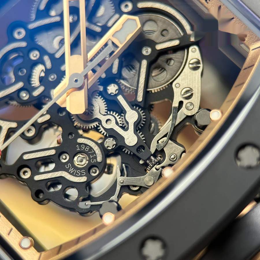 Von Luxusdesigns inspirierte Replica Uhr: Richard Mille RM 055 Bubba Watson, Asien, Edition, ZF 42,7 mm – Bild 6