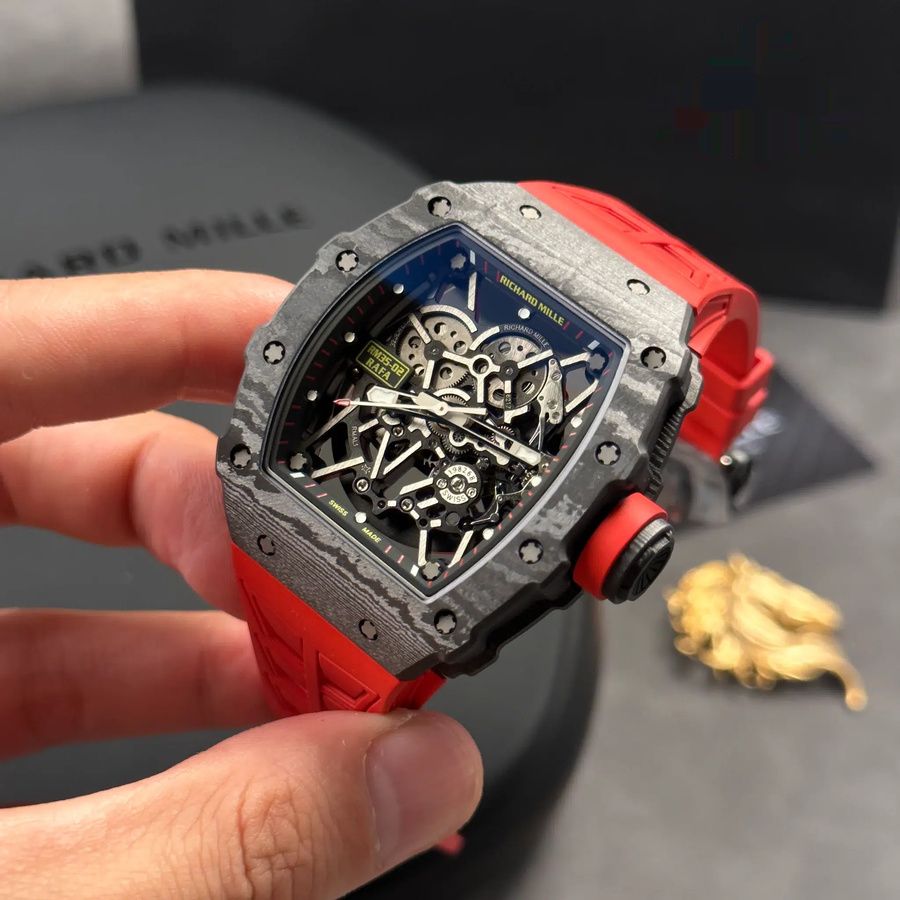 Neue Replica Uhr: Richard Mille RM 35-02 Rafael Nadal Carbon TPT ZF 49,94 mm X 44,5 mm – Bild 3