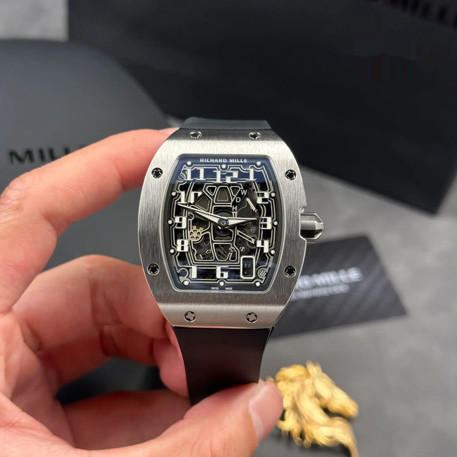 Erstklassige Replica Uhr: Richard Mille RM 67-01, extraflach, Titan, Gehäuse, High-Quality, Armband, 38,7 mm X 47,5 mm – Bild 1