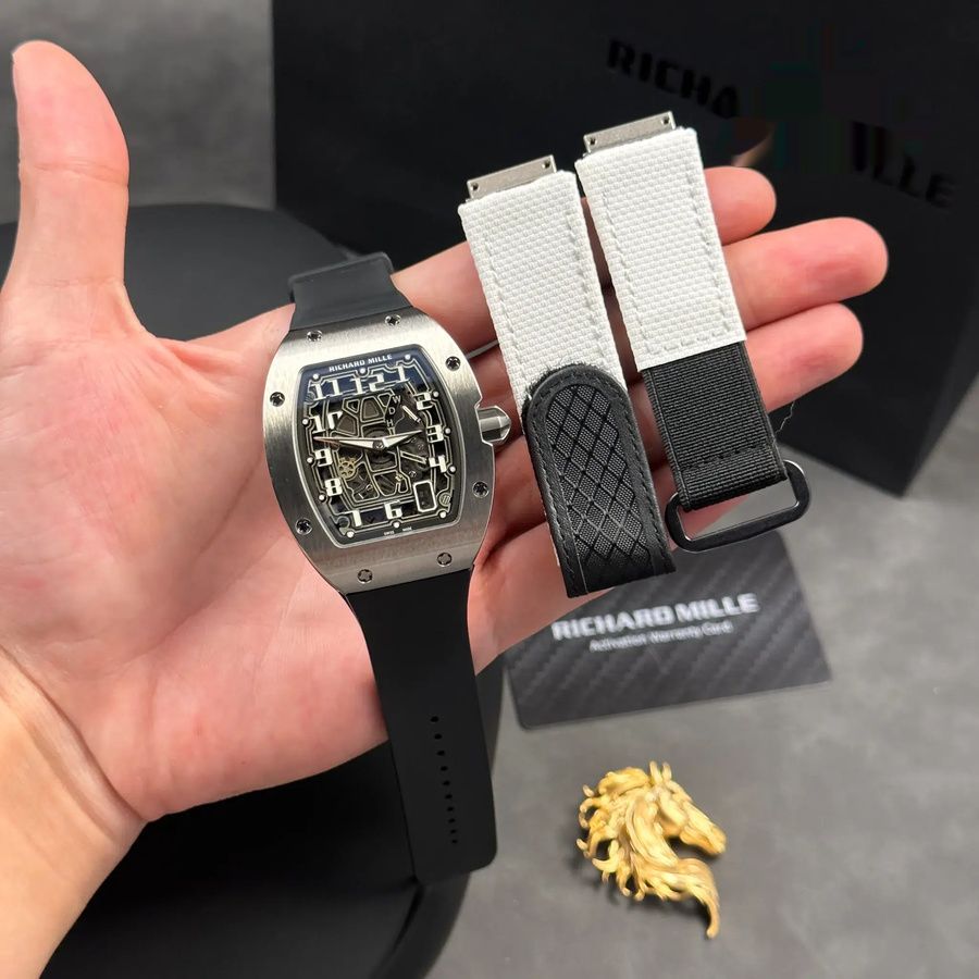 Erstklassige Replica Uhr: Richard Mille RM 67-01, extraflach, Titan, Gehäuse, High-Quality, Armband, 38,7 mm X 47,5 mm – Bild 2
