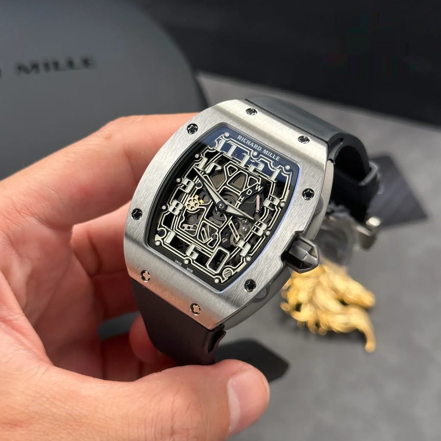 Erstklassige Replica Uhr: Richard Mille RM 67-01, extraflach, Titan, Gehäuse, High-Quality, Armband, 38,7 mm X 47,5 mm – Bild 3