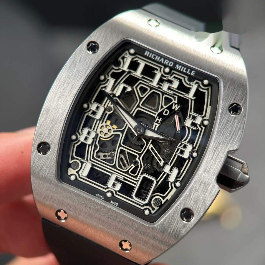 Erstklassige Replica Uhr: Richard Mille RM 67-01, extraflach, Titan, Gehäuse, High-Quality, Armband, 38,7 mm X 47,5 mm – Bild 5