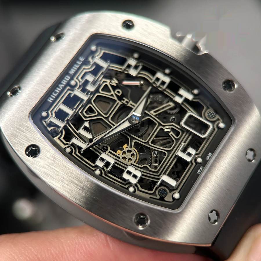Erstklassige Replica Uhr: Richard Mille RM 67-01, extraflach, Titan, Gehäuse, High-Quality, Armband, 38,7 mm X 47,5 mm – Bild 6