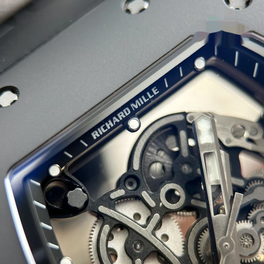 Unschätzbar wertvolle Replica Uhr: Richard Mille RM 055 Bubba Watson, schwarze Keramik, ZF 42,7 mm – Bild 6