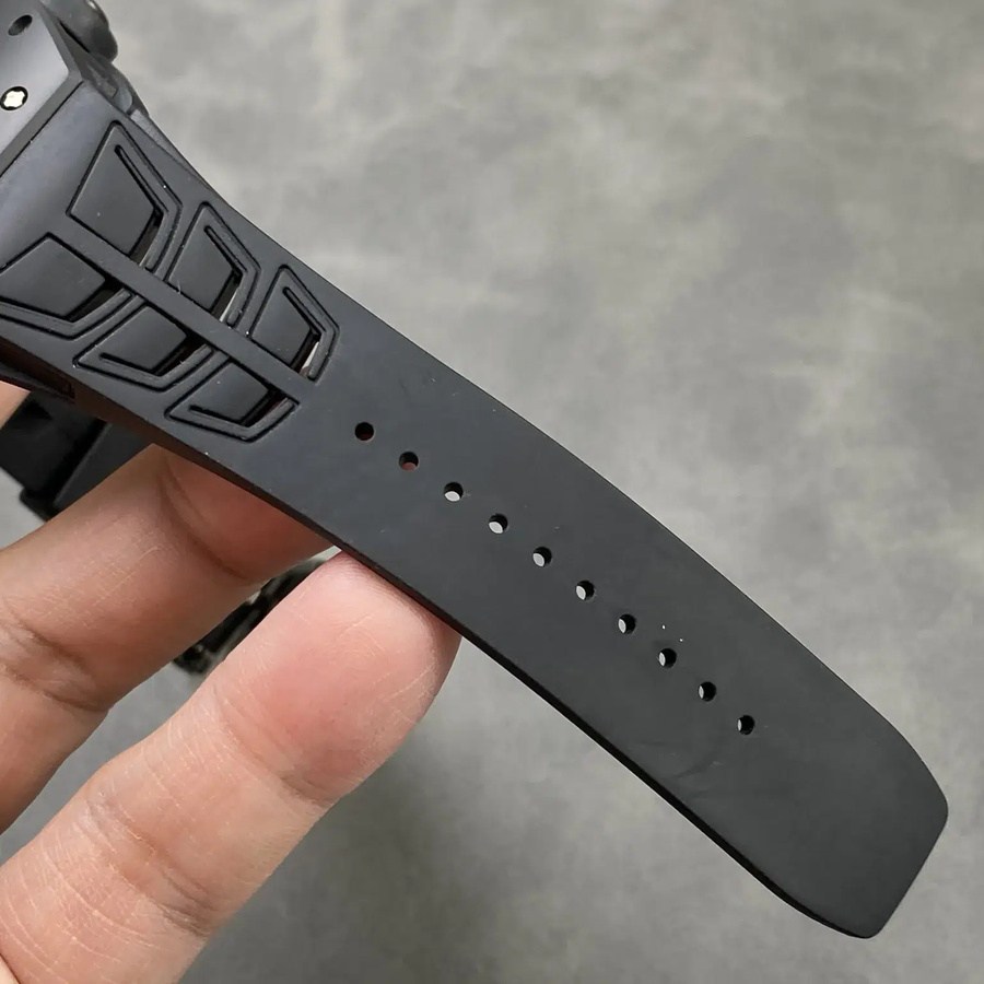 Bemerkenswerte Replica Uhr: Richard Mille RM 055 Bubba Watson, rot, Antrieb, Americas, limitierte Edition, Vaucher-Uhrwerk, 42.7 × 49,9 mm – Bild 9