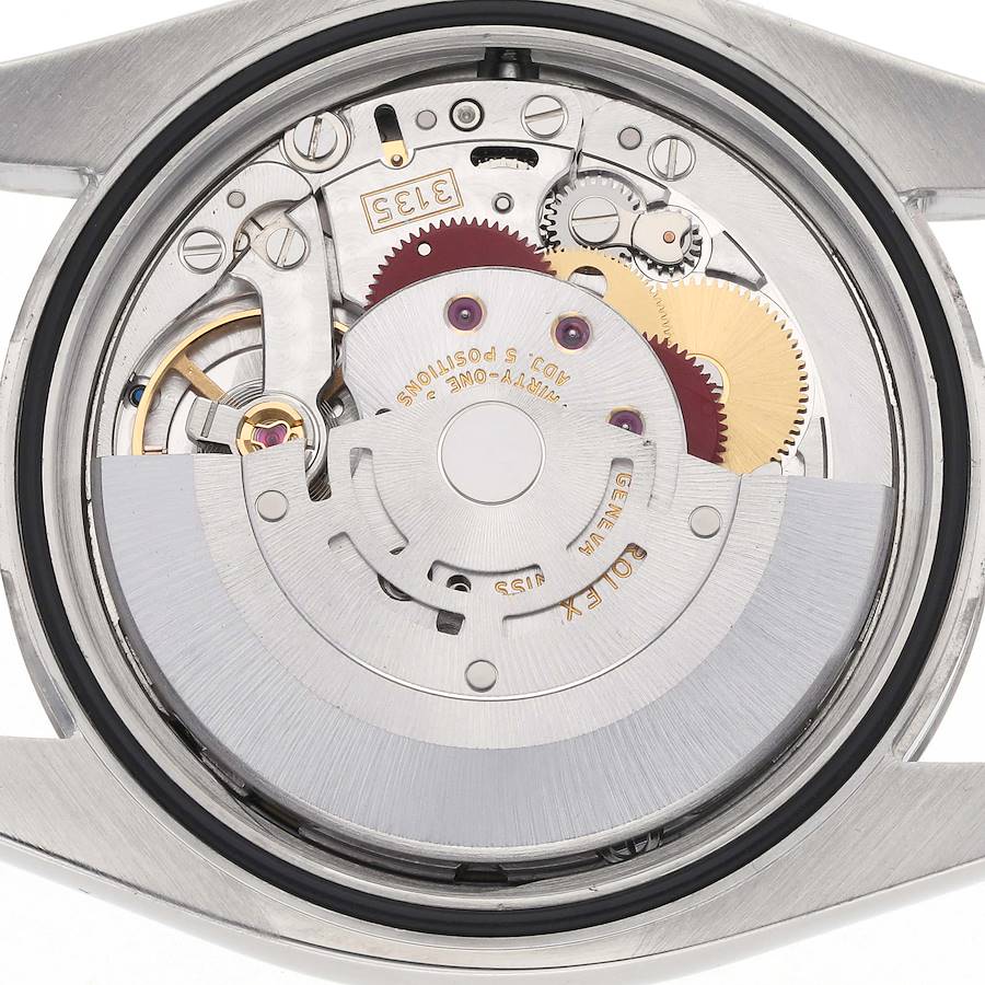 Faszinierende Replica Herrenuhr: Rolex Datejust, Edelstahl/Weißgold, schwarzes Zifferblatt, 116234 – Bild 6
