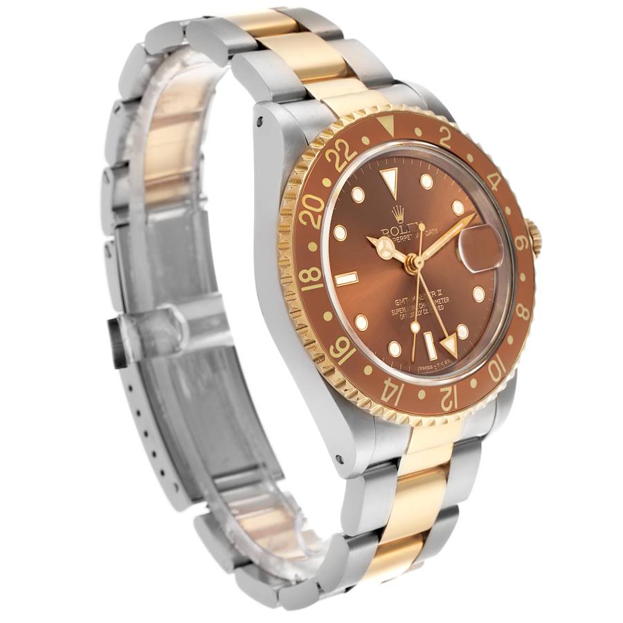 Attraktiv bepreiste Replica Herrenuhr: Rolex GMT Master II, Edelstahl/Gelbgold, Bronze, 16713 – Bild 3