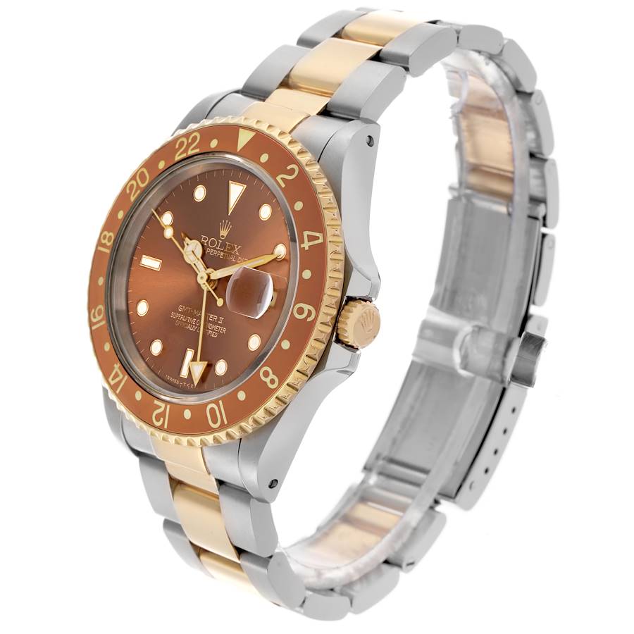 Attraktiv bepreiste Replica Herrenuhr: Rolex GMT Master II, Edelstahl/Gelbgold, Bronze, 16713 – Bild 4