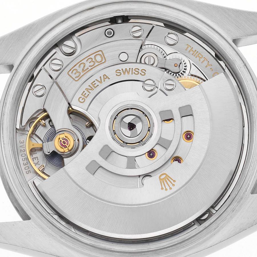 Erlesene Replica Herrenuhr: Rolex Oyster Perpetual, blaues Zifferblatt, Edelstahl, 126000 – Bild 6
