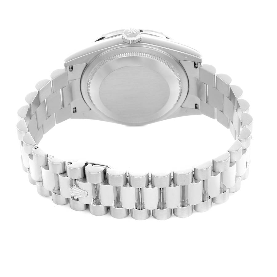 Neueste Replica Herrenuhr: Rolex President Day-Date, Platin, eisblaues Zifferblatt, 118366 – Bild 7