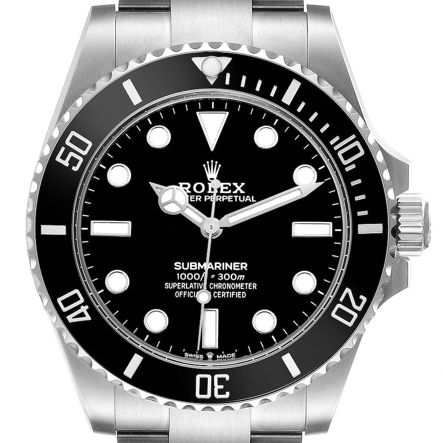 Hochpräzise Replica Herrenuhr: Rolex Submariner, ohne Datum, Keramiklünette, Edelstahl, 124060 – Bild 1
