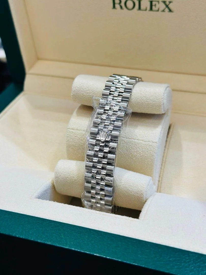 Stilvolle Replica Uhr: Rolex Datejust 31 mm, rosafarbenes Zifferblatt – Bild 4