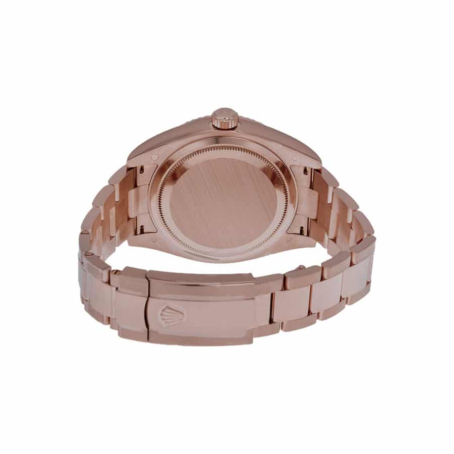 Von Luxusdesigns inspirierte Replica Uhr: Rolex Sky-Dweller, Roségold, weißes Zifferblatt – Bild 4