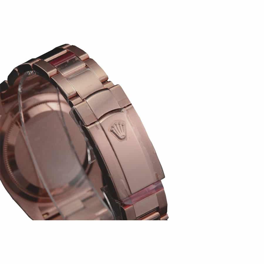 Von Luxusdesigns inspirierte Replica Uhr: Rolex Sky-Dweller, Roségold, weißes Zifferblatt – Bild 5