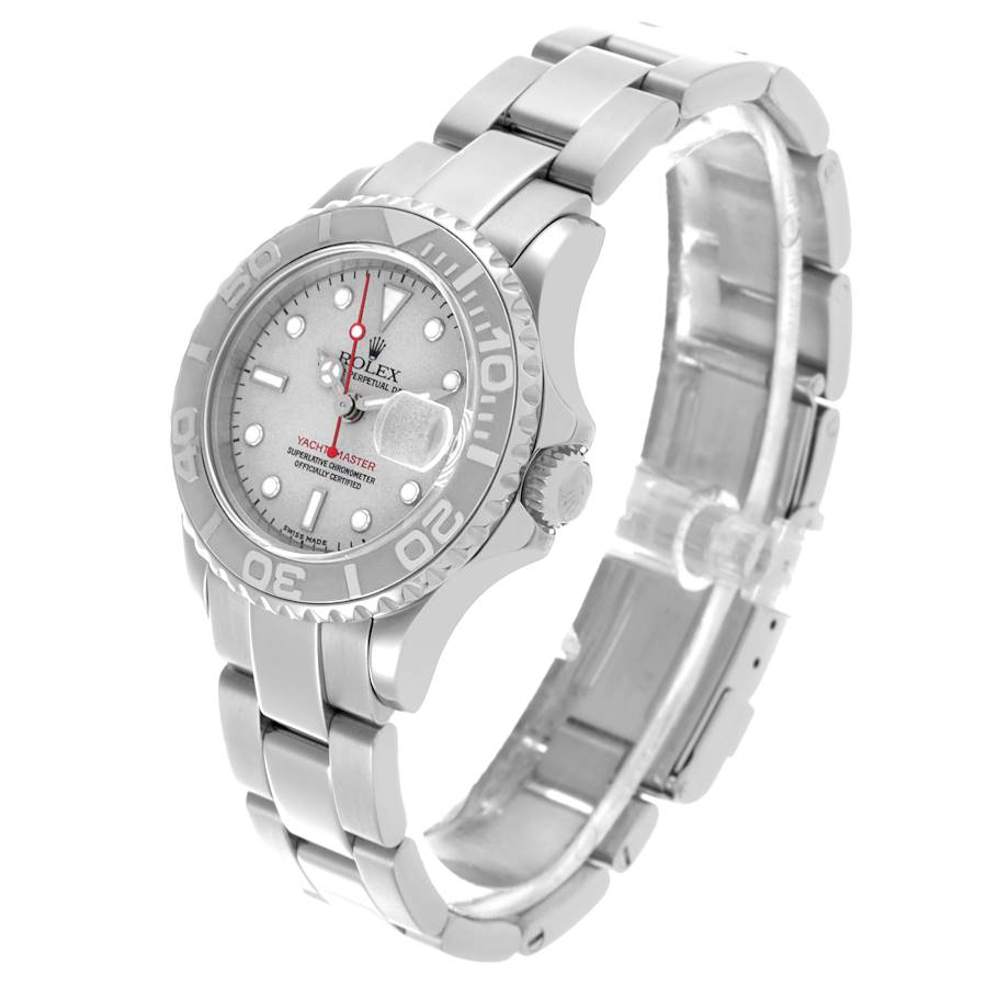 Exklusive Replica Damenuhr: Rolex Yachtmaster 29, Edelstahl, Platin, Zifferblatt, Lünette – Bild 3